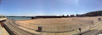 Dover Hoverport being demolished, June 2009 - Panoramic shot of the Dover hoverport apron (submitted by James Rowson).